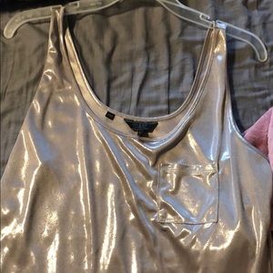 Guess metallic pocket tank